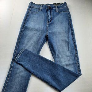 FASHION NOVA Womens Skinny Jeans Size 7 Juniors Luxe High Waist Medium Wash